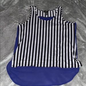 See through shirt half and half